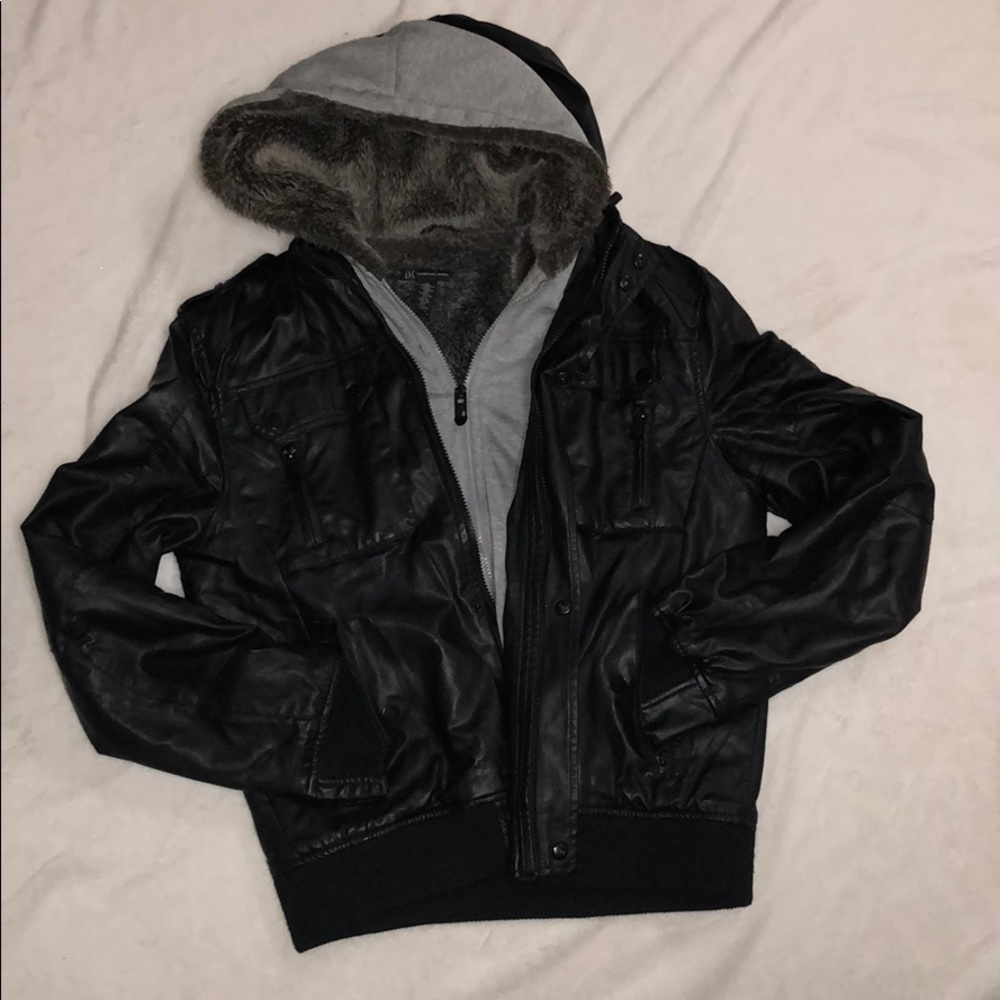 INC Leather Jacket